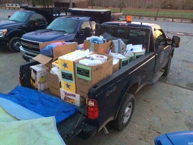 Last year, a few truckloads of items were donated to Harbor Homes in NH.
