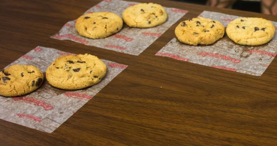 The original school store cookies are back for sale at $0.50 each.