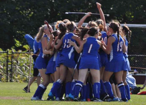 Field hockey team defeats the number 1 seeded Timberlane in double overtime to advance to the semi-finals against Pinkerton in Exeter on Thurs .