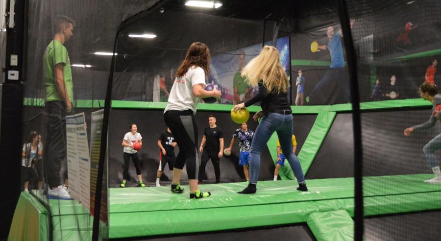 Athletic Leadership Council hosts Jump for Kindness trampoline night
