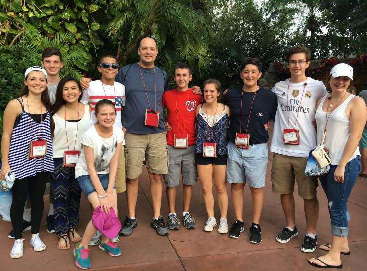 LHS Marching Band & Colorguard perform in Orlando, FL