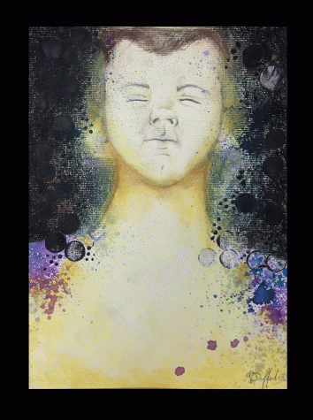 Correction for Lancer Spirit News Magazine: Art by Zoe Dieffenbach