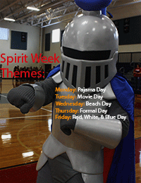 Spirit week themes for April 18-22