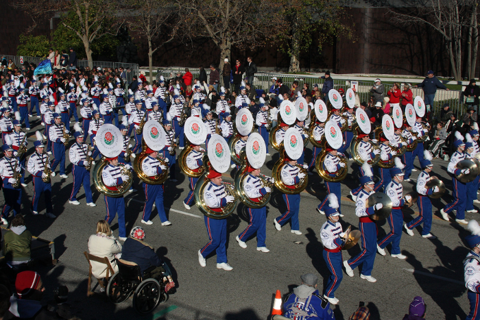 The Marching Lancers last Rose Bowl performance was in 2011. Photo courtesy of Lancer Music.