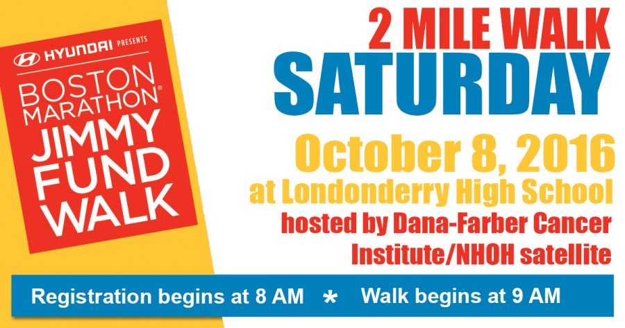 Jimmy Fund 2-mile walk at LHS this Saturday