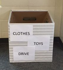 Community Service club hosts school-wide clothing, toy drive