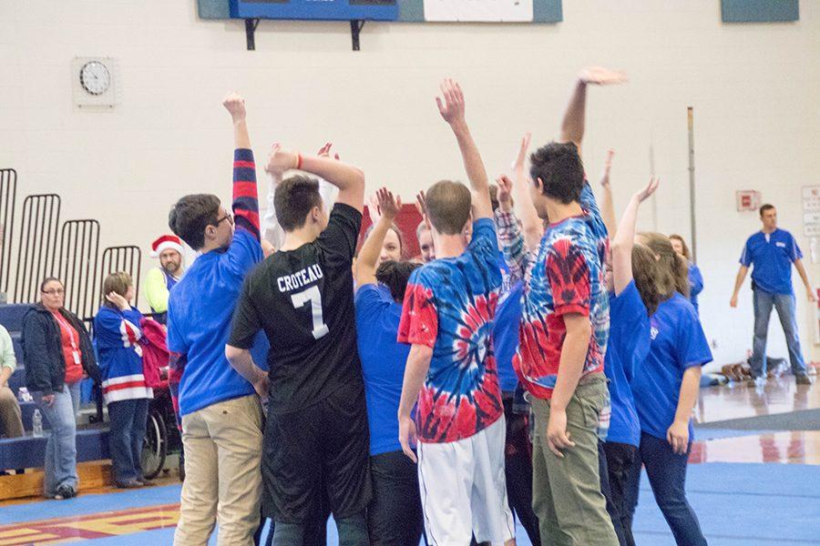 Unified Track celebrates another year of being state champions. 