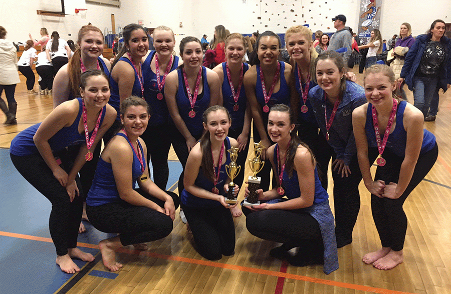 The LHS Dance Team wins big at the Fifth Annual Middle and High School Dance Team Competition at South Meadow School