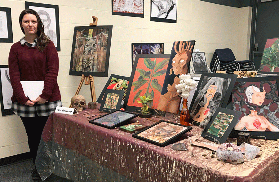 Todays fine art display displays todays finest artists