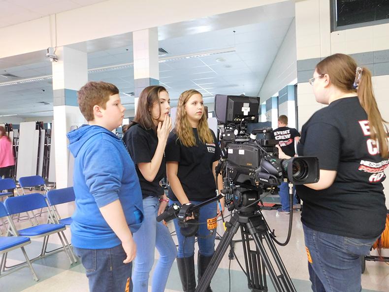 Lights, Camera, Action! NESCom works with LHS students to produce Coffee House