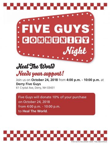 Heal the World hosts fundraiser at Five Guys