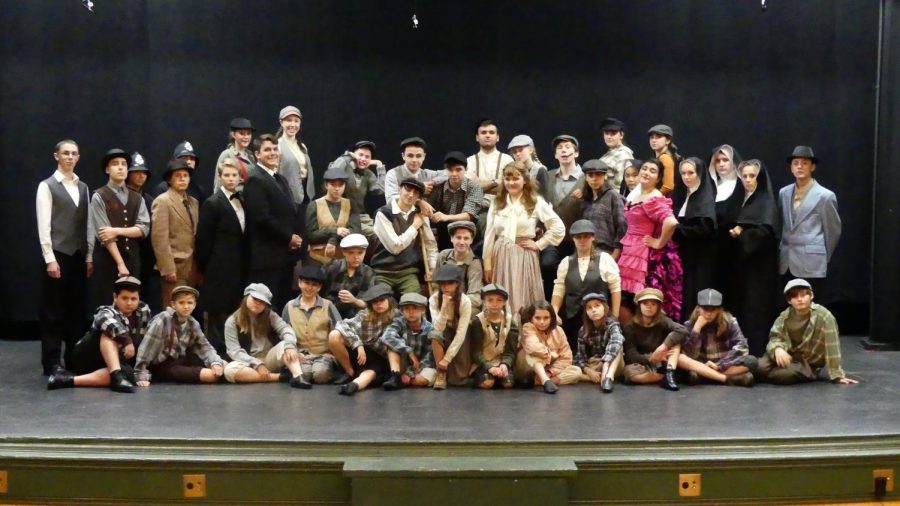 The cast of Newsies will perform at the Derry Opera House this weekend only. Tickets can be purchased at www.kids-coop-theatre.org.
