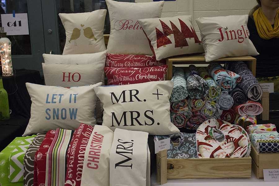 These pillows were a popular item at the craft fair in 2015, and this year vendors will offer similar goods.