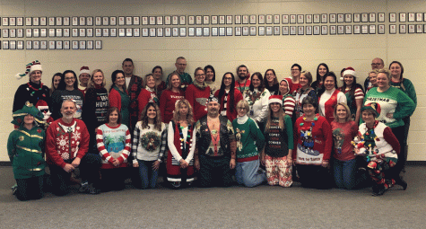 Teachers ‘Deck the Halls’ with boughs of festive fun
