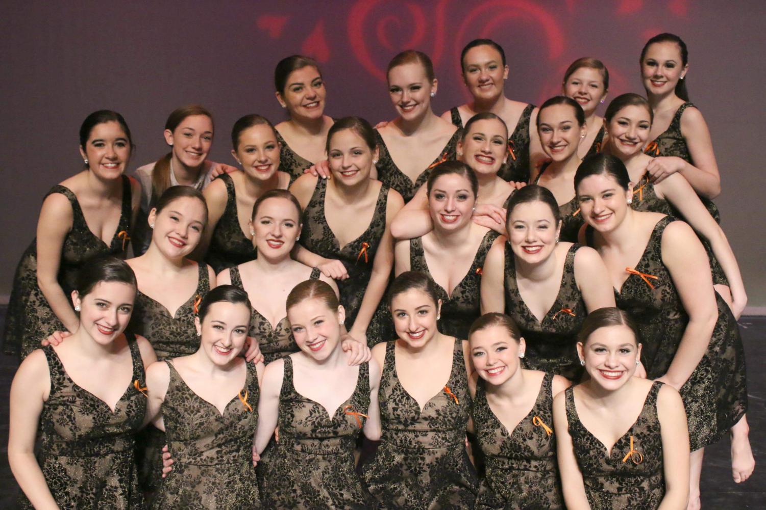 Robbins gets ready to dance with her team at the Make-A-Wish Benefit Performance.