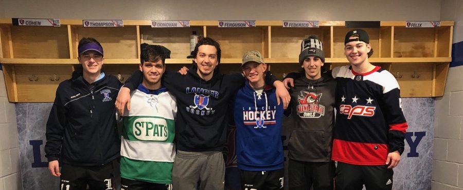 The seniors of LHR unite together one last time at the end of the season in the locker room following their postseason loss against Salem. 