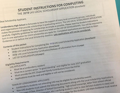 FAQs on senior scholarships. Deadline is tomorrow.