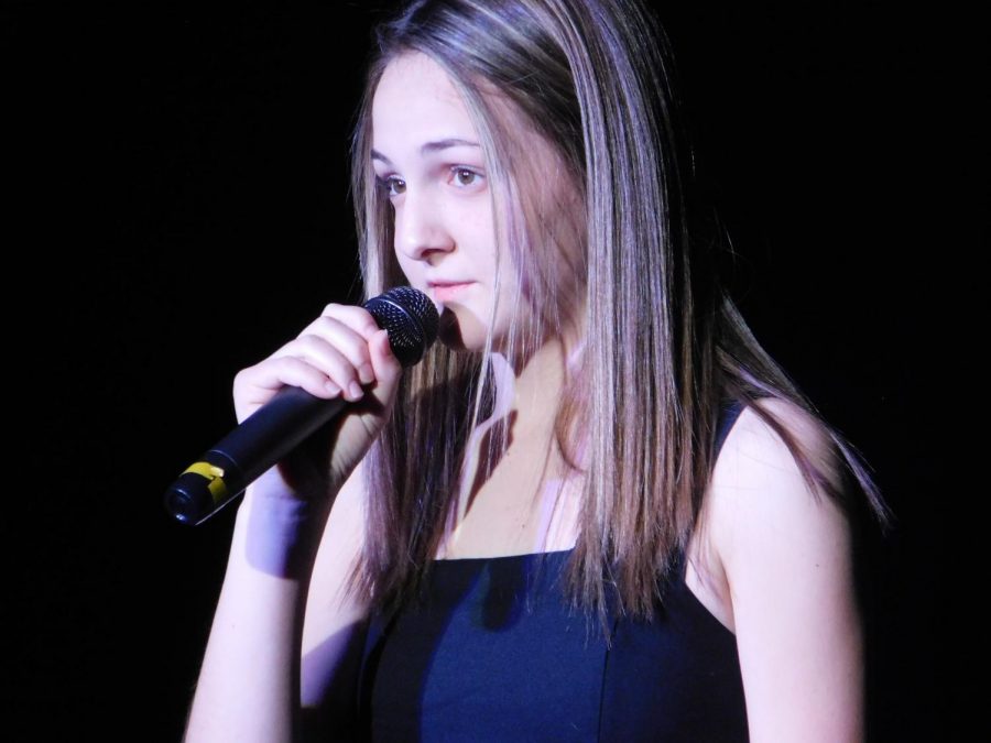 Students perform in annual coffee house