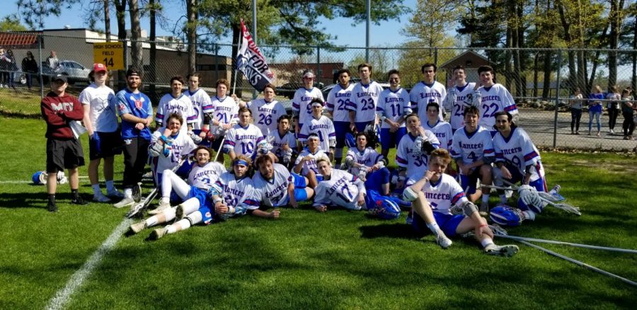 The boys lacrosse team go into the playoffs after a 10-7 season,