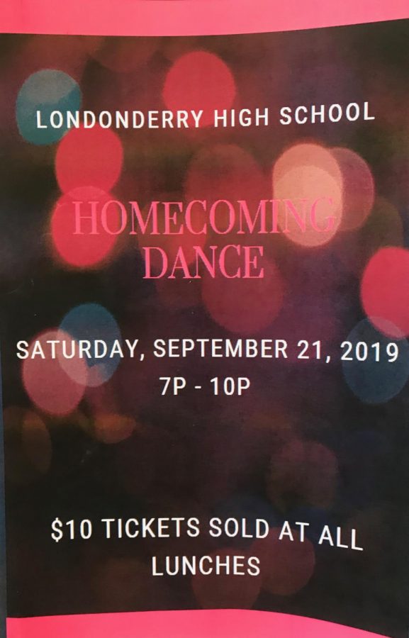 Homecoming will be held at LHS at 7 on Sept. 21.