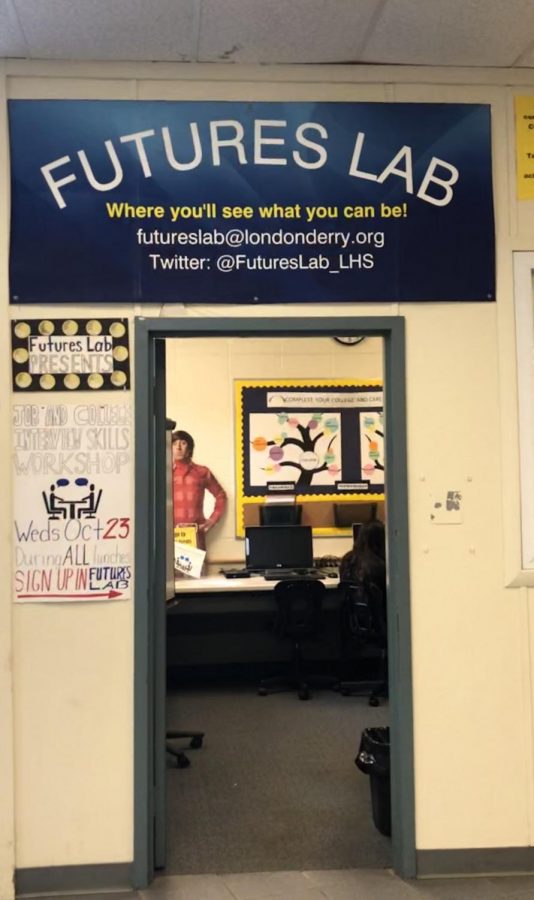 The Futures Lab is located at the front of the main lobby and is open all periods of the day. 