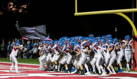 Last years Mack Plaque football game. The Lancers won this game 42-24.