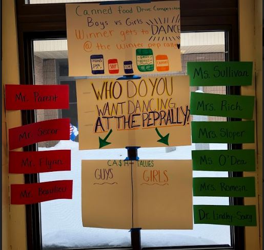 The Student Council is running the annual Canned Food Drive, which will run until Tuesday, Dec. 10. 