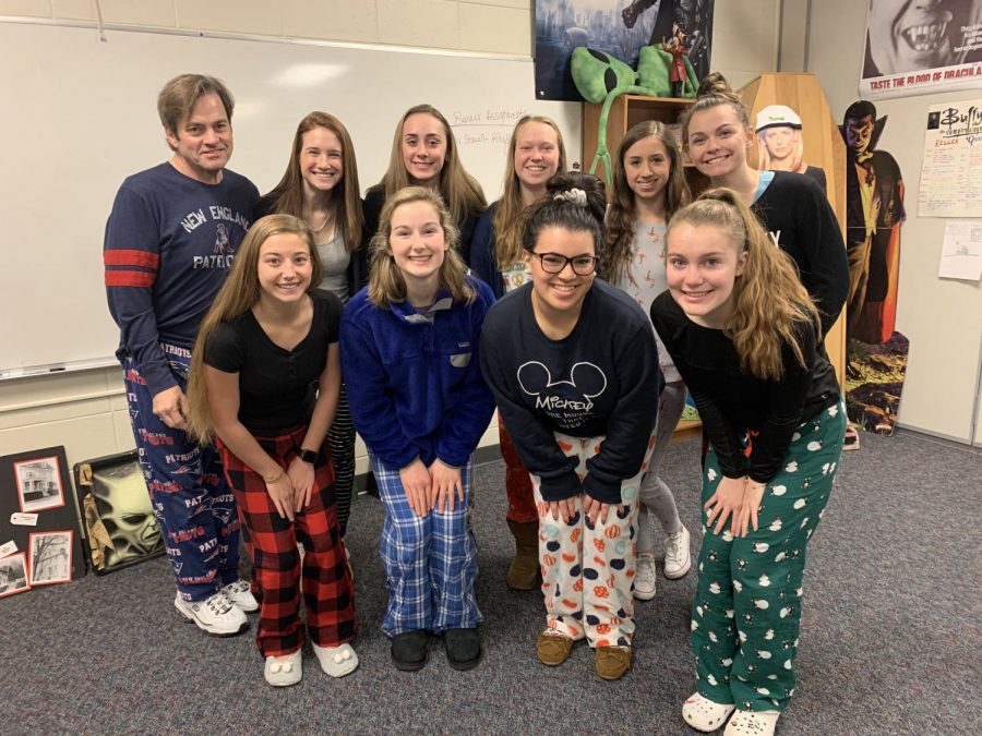 Lancers get sleepy on pajama day