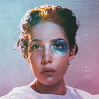 Halsey poses for the album artwork of Manic, her third album. It was released Jan. 17, 2020, and features 16 tracks.