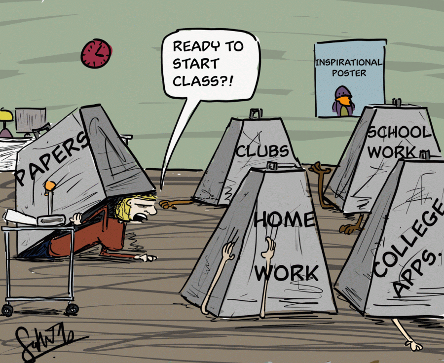 Without an independent day each week, students and teachers are feeling buried under the weight of all the work they need to do.