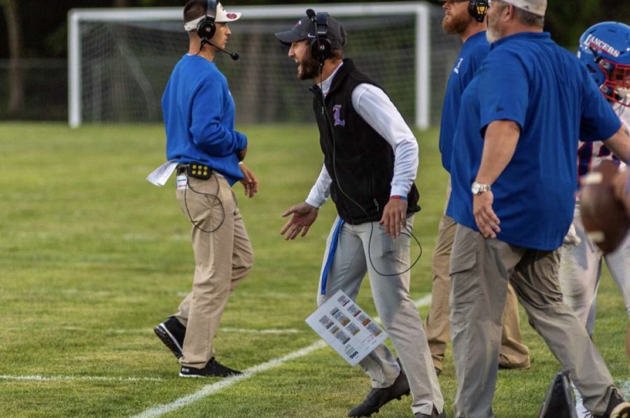 Lancer Varsity Footballs Assistant Coach, Zachary Capobianco, joins the English department full time