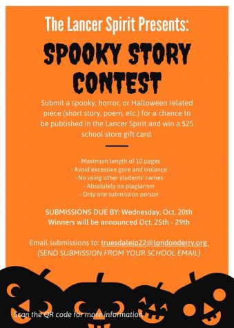 The 2021 Lancer Spirit Spooky Writing Contest is now accepting submissions until Oct. 20.