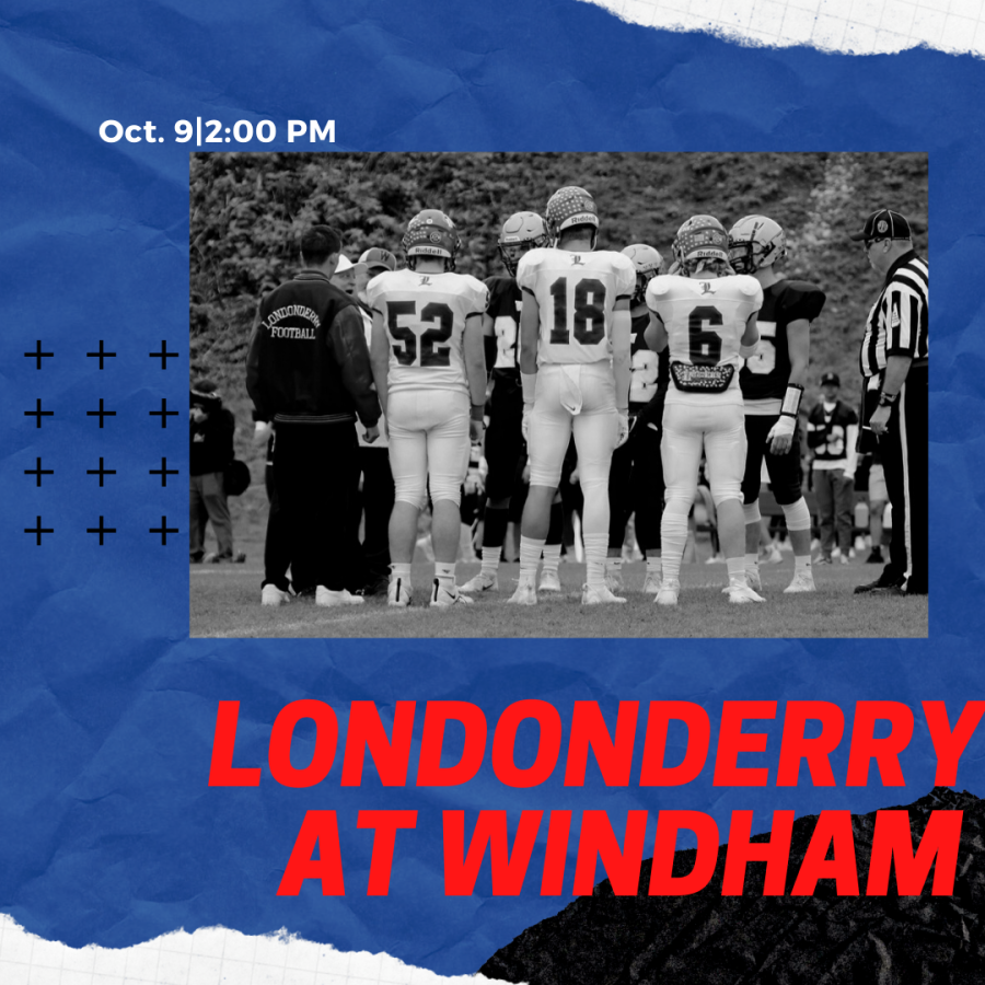 Londonderry Lancers take on the Windham Jaguars in divisional matchup.