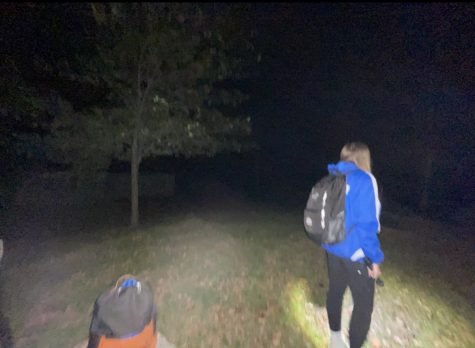 Laura stands in the center of Monson, an abandoned pilgrim settlement. In this video two editors explore the area to see if it is really haunted. 