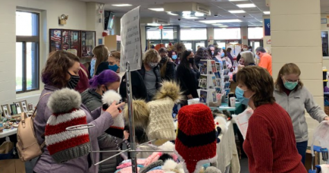 Members of the NH community arrive at LHS to shop for an array of assorted goods. 