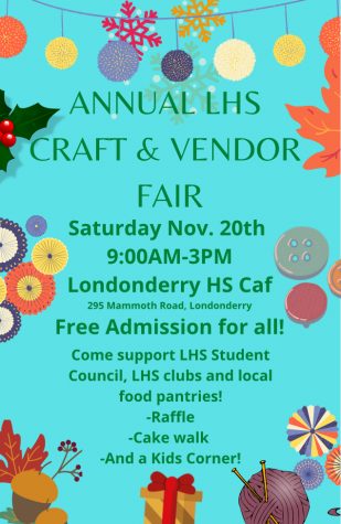 Student Council hosts the annual LHS Craft Fair on November 20, 2021.