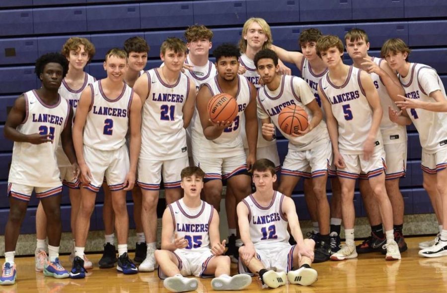 The team was hyped up after winning 57-50 against Spaulding. 