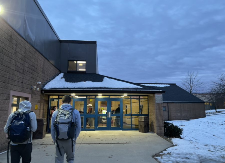 The exterior doors of LHS are now locked. 