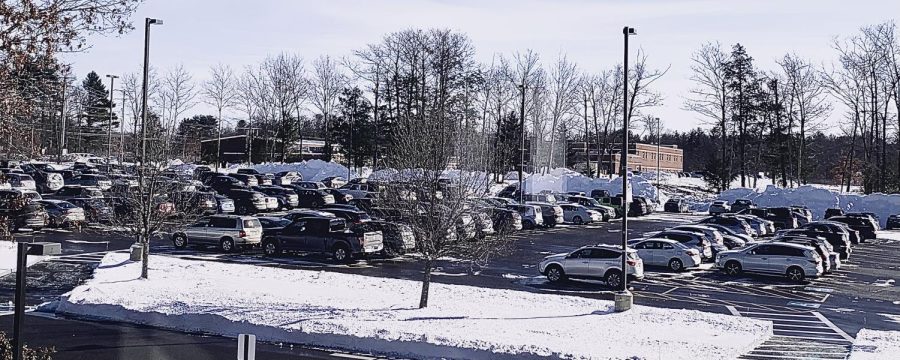 Students+without+parking+passes+are+overcrowding+the+LHS+main+lot.+The+tow+truck+has+been+busy+ever+since+the+start+of+second+semester.+