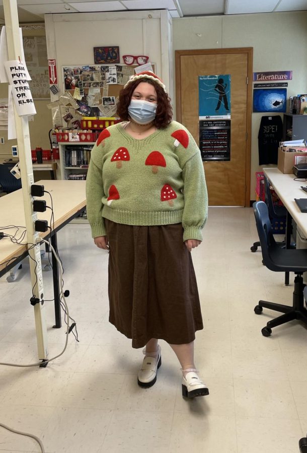 Senior Kaylie Donahue shows off her unique style