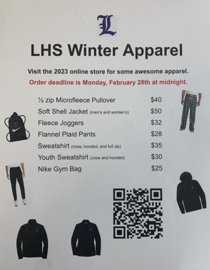 The+class+of+2023+will+be+holding+an+LHS+spring+apparel+fundraiser+closing+on+February+28+at+midnight.