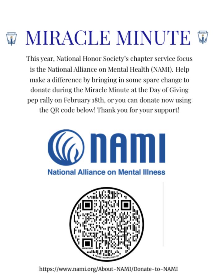 NHSs tradition of the Miracle Minute is taking place at the Day of Giving Assembly on February 18.