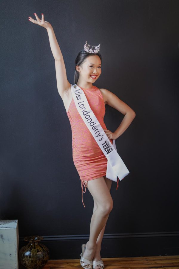 Senior Annabella Wu prepares for the upcoming NH Outstanding Teen pageant