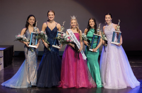 Wu (left) named third runner-up at the Miss New Hampshire Outstanding Teen pageant