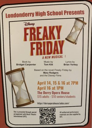 LHS Drama Club to put on Disneys Freaky Friday musical from April 14-16.