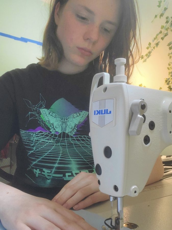 Miller gains a sense of achievement when doing what she loves, and said that she spends “hours upon hours a week” at the sewing machine. 