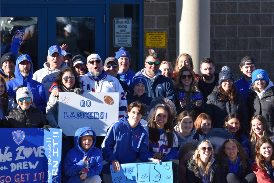 Lancer Nation gathers together to send of their team before the D1 Championship Game.