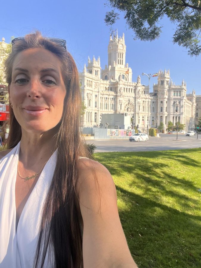 Spanish teacher Sonia De Leon enjoys her time in Madrid, Spain. She moved to the U.S. to be with her husband Manny last year. 