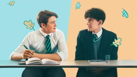 Nick (Kit Connor) and Charlie (Joe Locke) on the Heartstopper poster. The series Heartstopper is available as a webcomic on Webtoon, as a graphic novel in stores such as Barnes and Nobel and Walmart, and as a series on Netflix. 