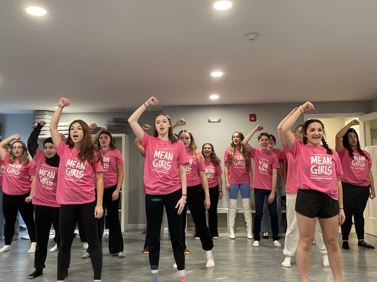 The Mean Girls cast strikes a power pose during the finale. Photo by Meg Gore